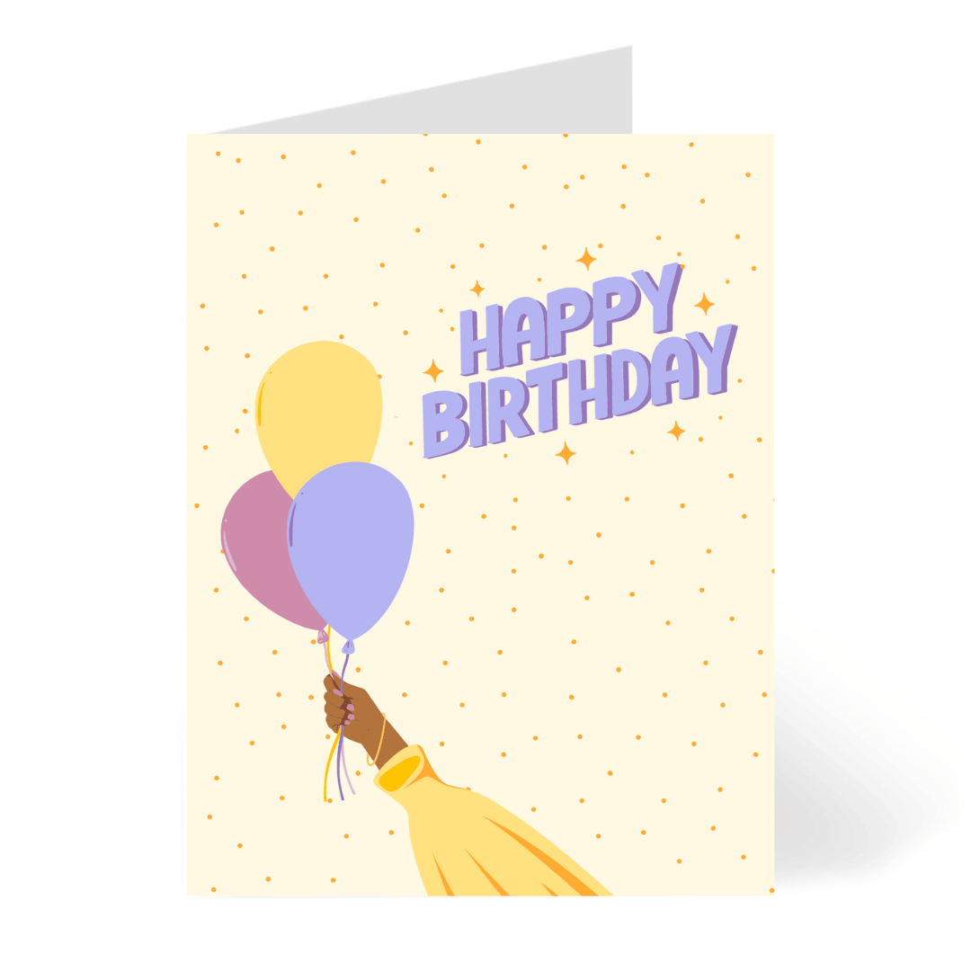 Pastel Birthday Card For Her | Custom Birthday Cards Online