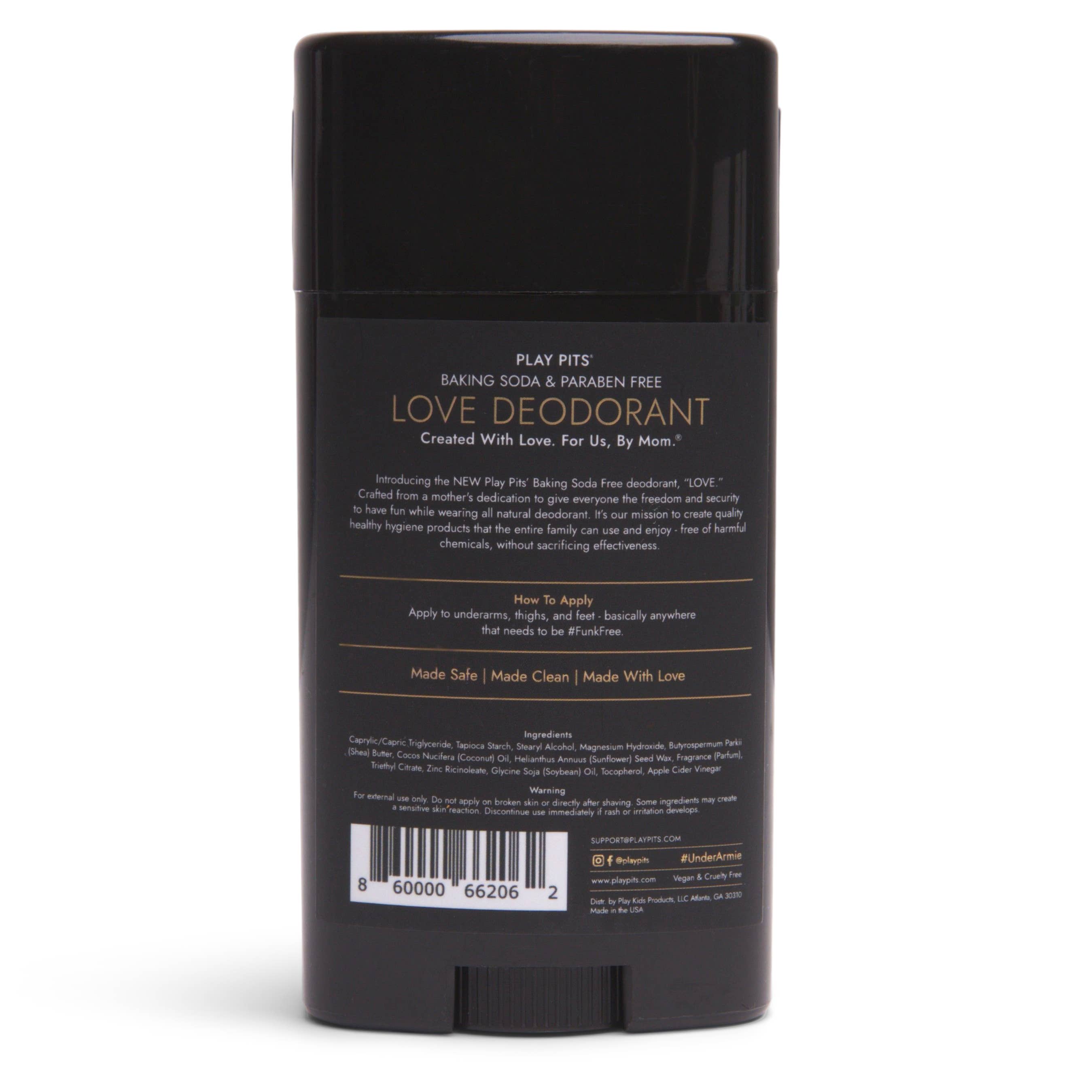 Natural Body Deodorant Full Size | LOVE (BS Free)