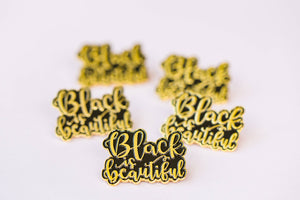 Black Is Beautiful Lapel Pin