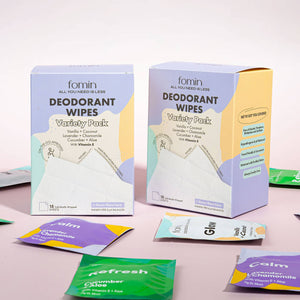 Deodorant Wipes: Variety Pack / Pack of 15