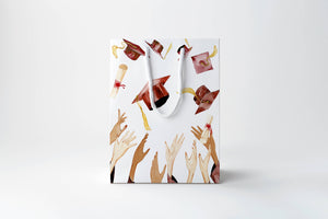 Burgundy Grad Gift Bag
