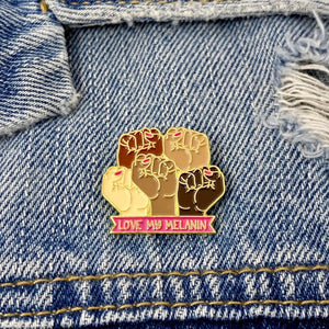 Love My Melanin Lapel Pin