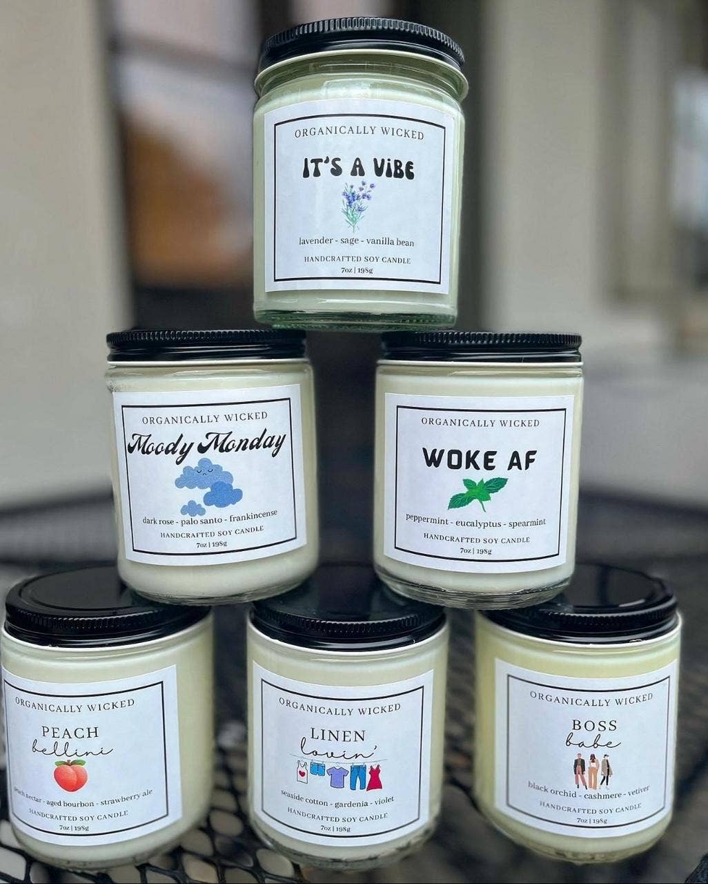Handcrafted Soy Candle - 7oz: Pillow Talk