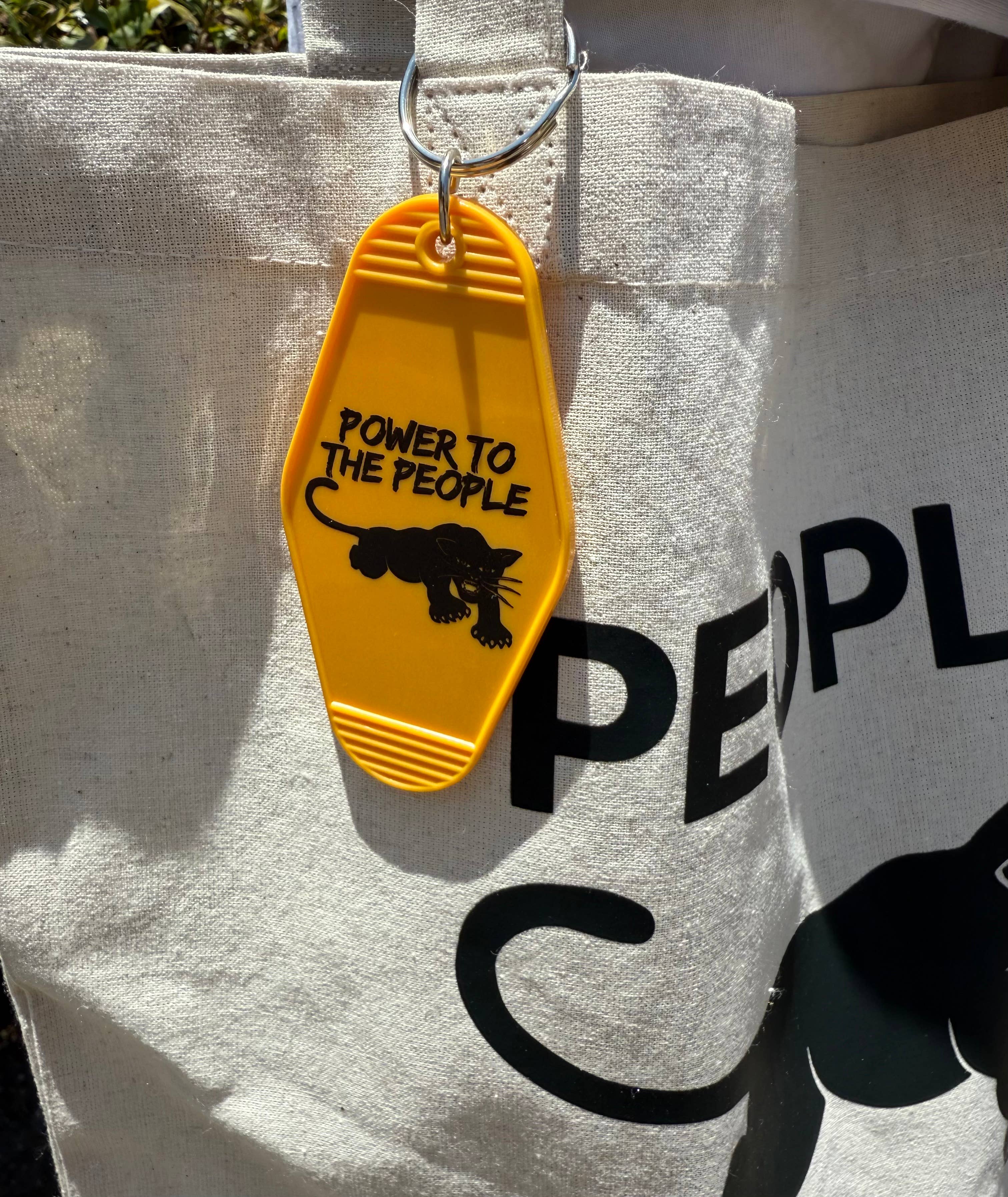 Power to the People Keychain 