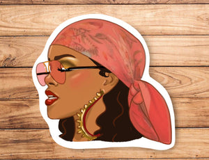Rihanna waterproof Sticker