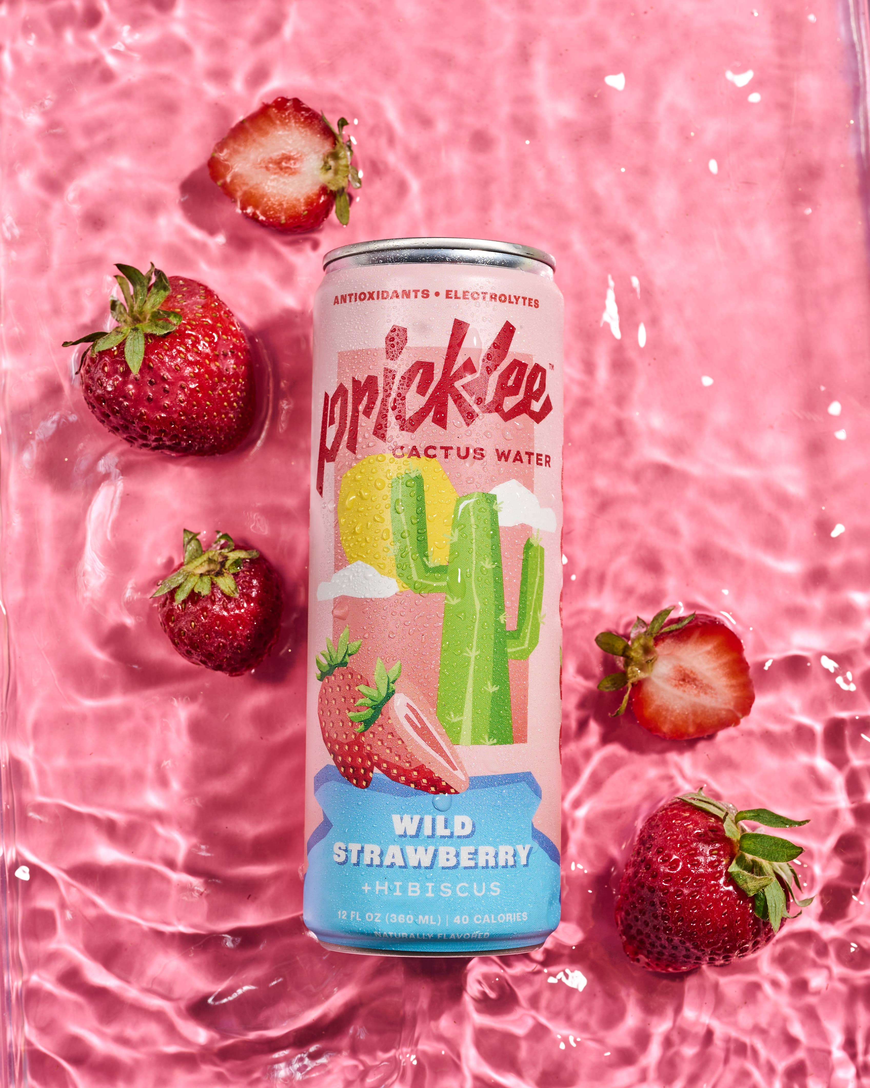 Pricklee Cactus Water - Wild Strawberry