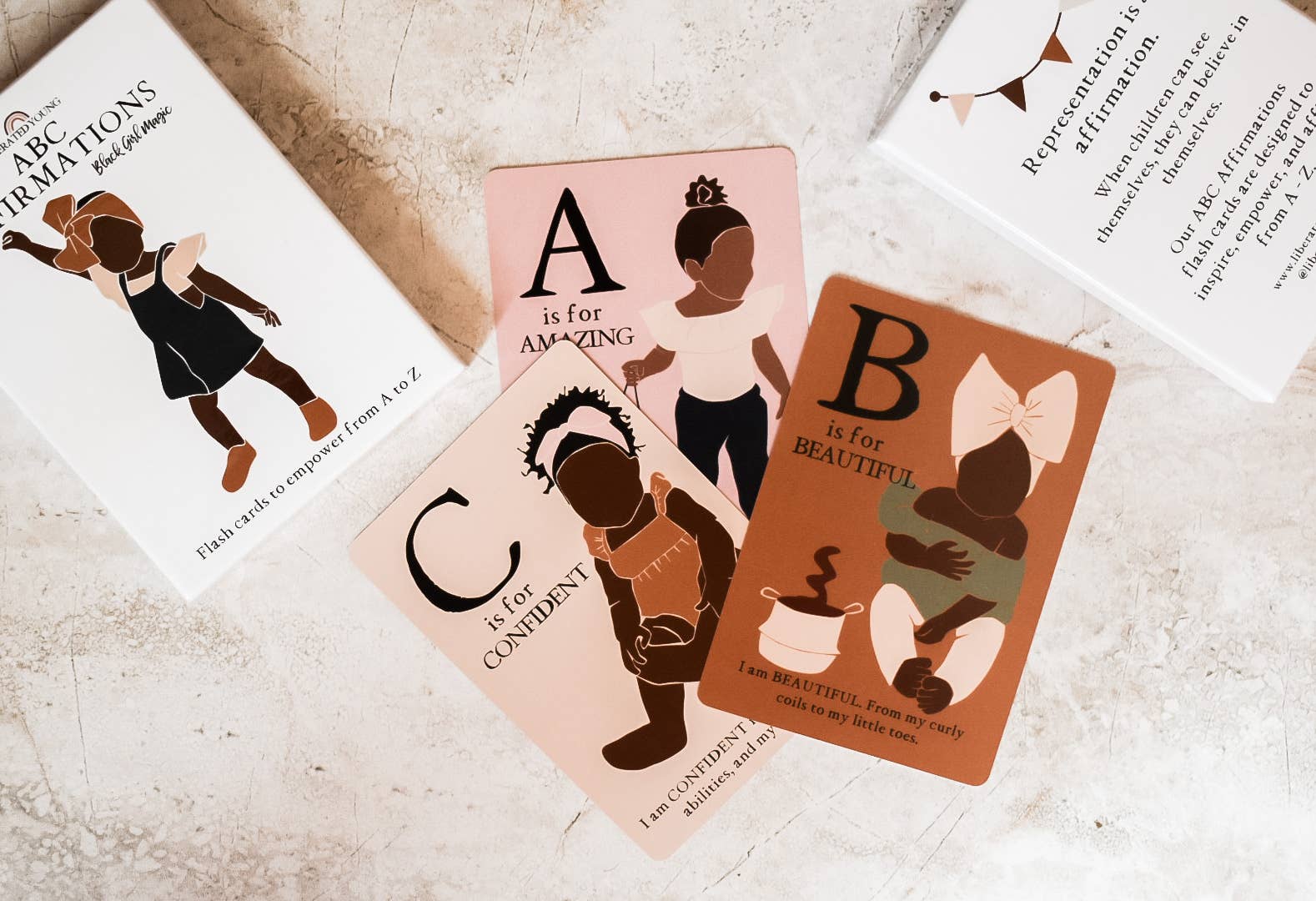 ABC Affirmations Flash Cards - Black Girl Magic