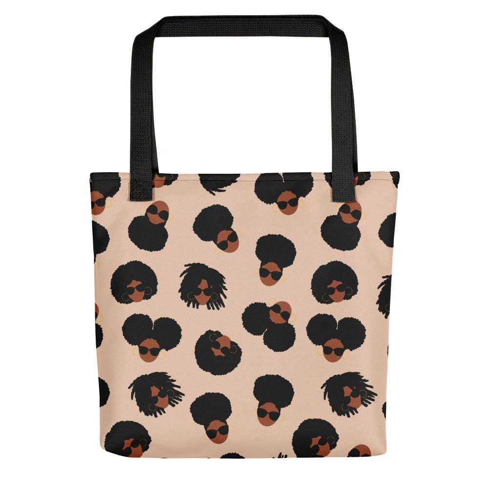 AfroGirls Tote bag: Black
