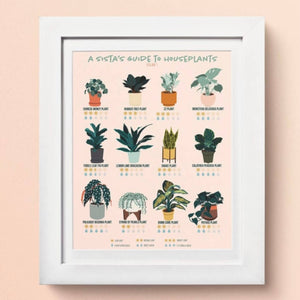 A Sista’s Guide to Houseplants 8x10 in. Art Print